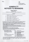 ADMIRALTY NOTICES TO MARINERS WEEKLY EDITION 8
