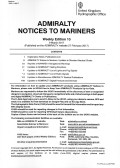 ADMIRALTY NOTICES TO MARINERS WEEKLY EDITION 10