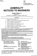 ADMIRALTY NOTICES TO MARINERS WEEKLY EDITION 12
