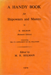 A Handy Book for Shipowners and Masters