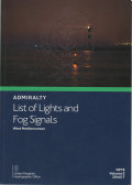 Admiralty List Of Lights And Fog Signals (NP78) : Volume E