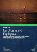 Admiralty List Of Lights And Fog Signals (NP79) : Volume F