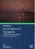 Admiralty List Of Lights And Fog Signals (NP82) : Volume J