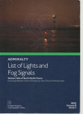 Admiralty List Of Lights And Fog Signals (NP85) : Volume M