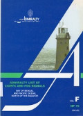 Admiralty List of Lights And Fog Signals Volume F 2001-2002 (NP 79)
