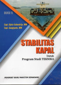Stabilitas Kapal Untuk Program Studi Teknika Buku 9