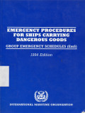 Emergency Procedures for Ships Carrying Dangerous Goods Group Emergency Schedules