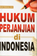 Hukum Perjanjian di Indonesia