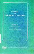 Manual On Chemical Pollution Section I : Problem Assesment and Response Arrangements