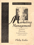Marketing Management  : Analysis Planning, Implementation, and Control