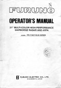 Operator's Manual 21 Multi-color High-performance Shipborne Radar and Arpa