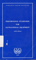 Performance Standards for Navigational Equipment