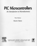 PIC Microcontrollers An Introduction to Microelectronics