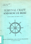 Survival Craft and Rescue Boat : STCW Code Section A-VI