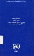 Supplement Relating to the International Convention on Load Lines, 1966
