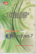 Tiga Puluh Enam 36 Jam Belajar Komputer Microsoft Windows 7