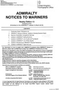 Admiralty Notices to Mariners Weekly Edition 13