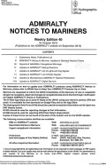 Admiralty Notices to Mariners Weekly Edition 40