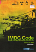 IMDG CODE INTERNATIONAL MARITIME DANGEROUS GOODS CODE 2010 EDITION SUPPLEMENT