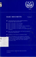 BASIC DOCUMENTS Volume I