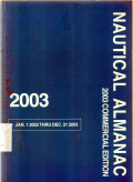 NAUTICAL ALMANAC 2003 COMMERCIAL EDITION