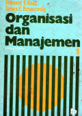 Organisasi dan Manajemen Jilid 1