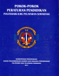 Pokok-Pokok Peraturan Pendidikan Politeknik Ilmu Pelayaran Semarang