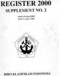 Register 2000 Supplement No.2