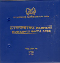 International Maritime Dangerous Goods Code Volume II