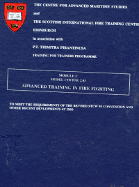 Model Course 2.03 : Advance Training IN Fire Fighting
