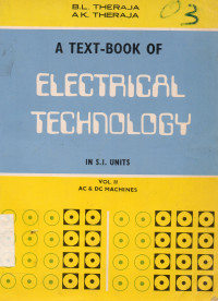 A. Text-Book of Electrical Technology Volume II  AC & DC Machines