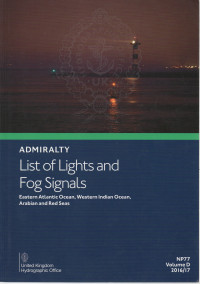 Admiralty List Of Lights And Fog Signals (NP77) : Volume D