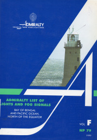 Admiralty List of Lights And Fog Signals Volume F 1999 (NP 79)