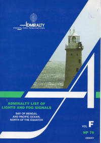 Admiralty List of Lights And Fog Signals Volume F 2000-2001 (NP 79)