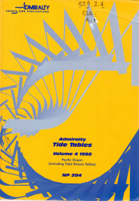 Admiralty Tide Tables Volume 4, 1998 (NP 204)