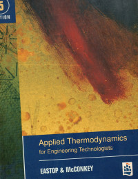 Applied Thermodynamics For Engineering Technologist