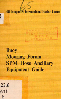 Buoy Mooring Forum SPM Hose Ancillary Equipment Guide