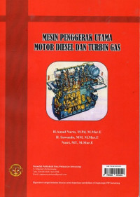 Mesin Penggerak Utama Motor Diesel dan Turbin Gas