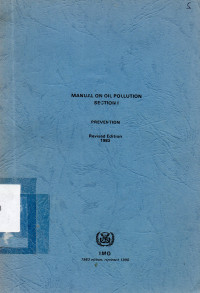 Manual On Oil Pollution Section I : Prevention