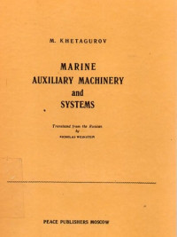 Marine Auxiliary Machinery and Systems