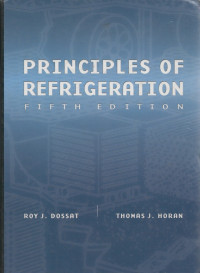 PRINCIPLES OF REFRIGERATION FIFTH EDITION