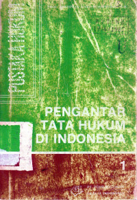 Pengantar Tata Hukum di Indonesia 1 : Hukum Perdata