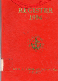 Register 1994 : Kapal Motor & Tongkang (Ships & Barges)