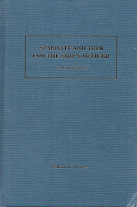 STABILITY AND TRIM FOR THE SHIP'S OFFICER
