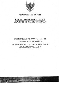 Standar Kapal Non Konvensi Berbendera Indonesia