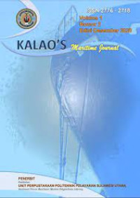 Kalao's Maritime Journal Vol. 3, No. 1, Juli 2022