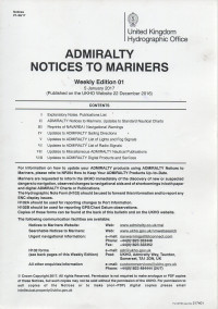 Admiralty Notice To Mariners (Weekly Edition 02)