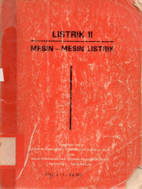 Listrik II Mesin - Mesin Listrik