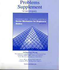 PROBLEMS SUPPLEMENT TO ACCOMPANY