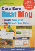 Cara Baru Buat Blog Dengan Word 2007 dan Windows Live Writer